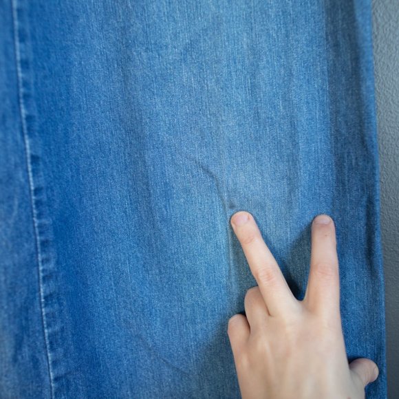 Vintage 1970's Braided Flare Jeans - Picture 5 of 10